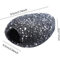 1 Pieza De Piedra De Cichlid Para Acuario Ornamento De Piscina Decoración De Tanque De Acuario Cerámica Para Cría De Camarones - details 0