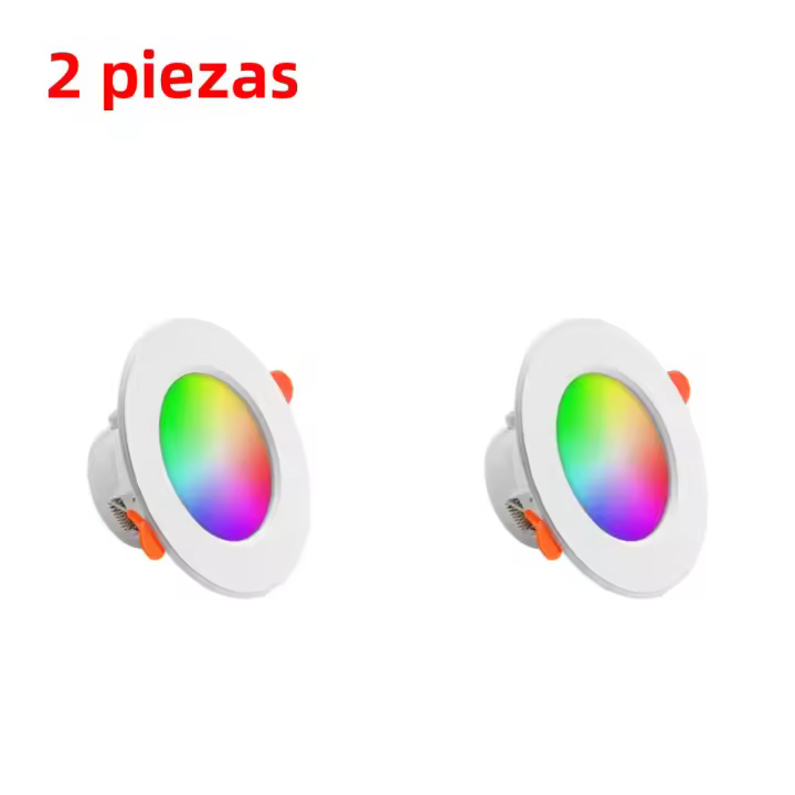 Spot De Techo Recubierto De Color LED 10W Dimmable AC85-265V Tuya Inteligente Control Por Voz APP RGB CW Para Foyer - 1