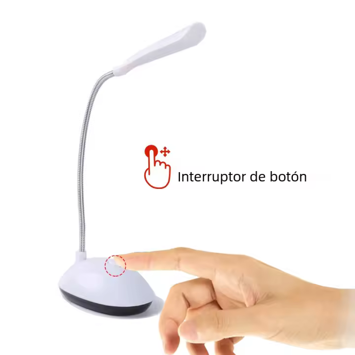 Lámpara De Escritorio LED Protección Ocular Para Lectura Y Estudio Con Pilas AAA Luz Plegable Creativa Para La Habitación - 1
