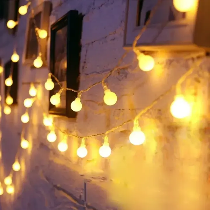 Luces De Navidad Impermeables LED Para Jardín Y Bodas Decoración De Fiesta Cadena De Luces Globales Operadas Por Batería O USB - 1