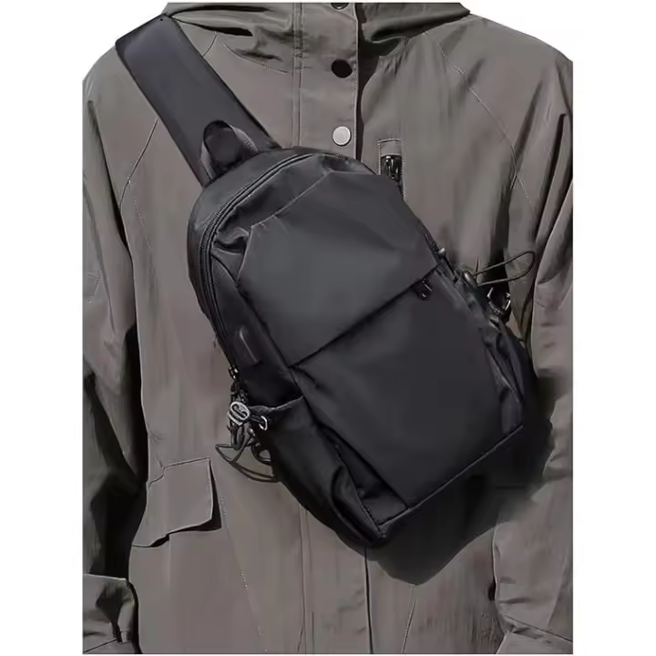 Mochila pequeña tipo bandolera tipo bandolera para hombre y mujer, ideal para senderismo, ciclismo y viajes. - 1