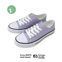 Zapatillas de Lona para Mujer con Cierre de Cordones y Puntera de Goma - details 14