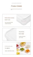 Caja De Almacenamiento Aislada Para Alimentos 5 Piezas Organizador De Nevera Contenedores Para Frutas Y Carne Caja De Sello Para Cocina - details 9