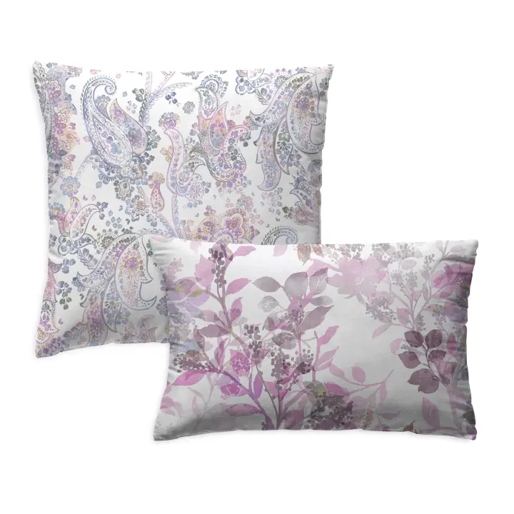 ETHERE MAISON - Pack 2 fundas cojín decorativas Pasileypastel Rosa - 1