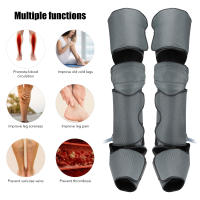 Masajeador De Pies Y Piernas Con Control Remoto Para Circulación Y Relajación Máquina De Compresión De Aire Para Edema Y Hinchazón Tamaño Con Control Remoto Material De Tela De Nylon Color Negro - details 3