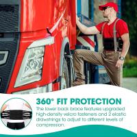 Cinturón De Soporte Lumbar Ajustable Para Hombres Y Mujeres Alivio De La Ciática Transpirable Y Cómodo Para Adultos Mayores De 13 Años - details 14