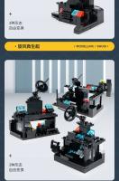 Kit De Construcción De Bloques SWAT 585pcs 8en1 Camión De Comando Estación De Policía Helicóptero De La Ciudad Juguetes Educativos Para Niños - details 14