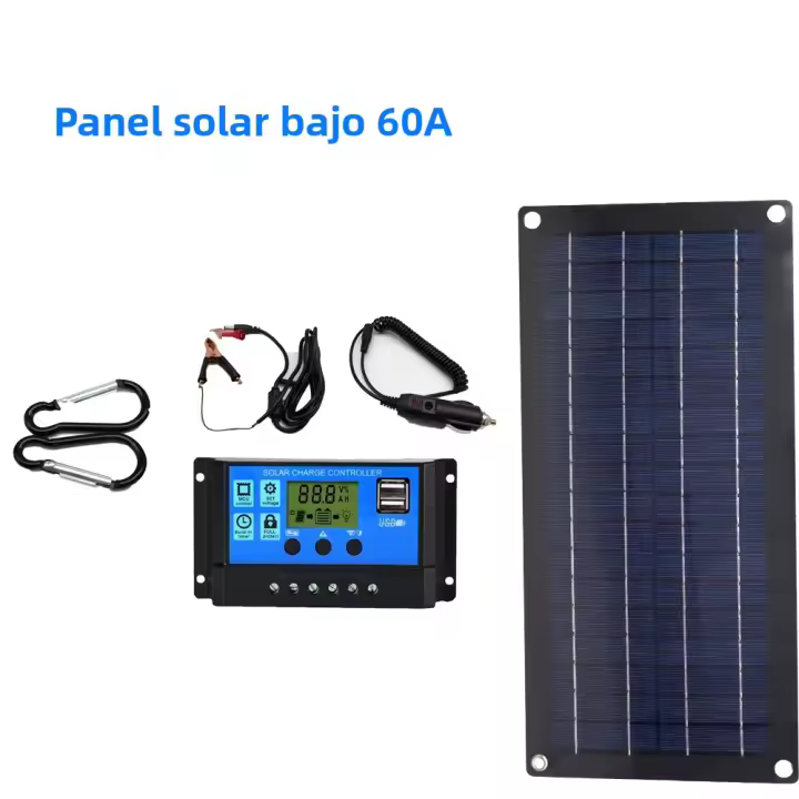 De Energía Solar De 1000W Kit De Paneles Solares 12V a 220V Estación De Energía Con Controlador De 10A-60A Para Hogar Coche Camping Cargador De Reserva - 1