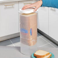 Contenedor De Pan Con Tapa Airtight Y Dispensador De Tostadas En Plástico ABS Para Almacenamiento Fresco De Pan De Panadero - details 2