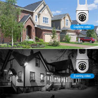 Cámara De Seguridad PTZ WiFi 3MP Visión Nocturna Detección Humana Tracking Automático Exterior Impermeable CCTV IP 1080P - details 2
