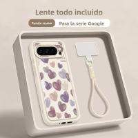 Funda De Teléfono Con Estampado De Corazón De Amor Para Google Pixel 10 9 pro XL 8 7 pro 9A 8A 7A Silicona Suave Con Correa Para Pixel 10 9 pro - details 4