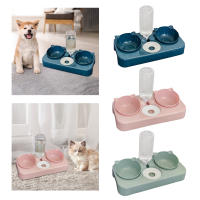 Juego De Cuencas Para Gatos Y Agua Con Dispensador Automático Alimentador Para Perros Pequeños O Medianos Gatos Gatitos Conejos Puppies - details 1