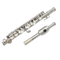 SLADE Flauta Piccolo Silvery C Key Tamaño Medio Cupronickel Instrumento De Viento Con 16 Agujeros Para Música - details 9