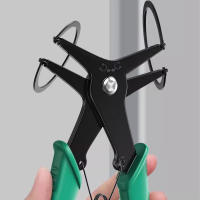Aguja De Anillo Snap Dual Propósito Herramienta Para Eliminar Y Reasumir Anillos Internos Y Externos De Acero Inoxidable Verde - details 8