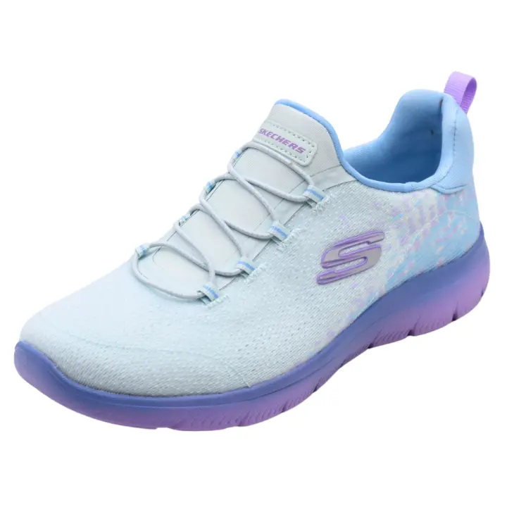 Deportivas Skechers Summits - Morning Glow De Monomalla Textil Para Mujer En Color Color Azul Y Morado - 1
