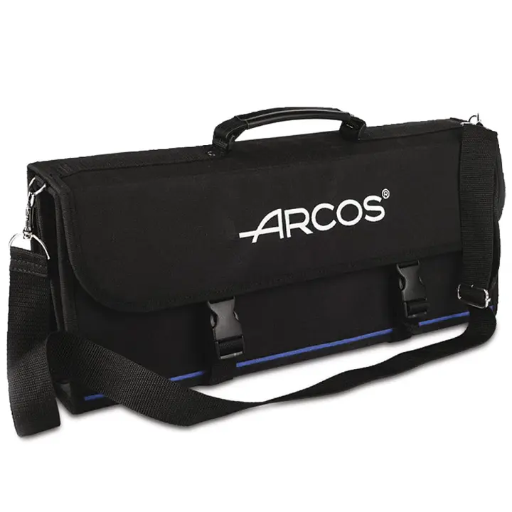 ARCOS Accesorios - Maletín para Cuchillos (Capacidad: 17 Piezas) - 100% Poliester - Color Negro (Sin Cuchillos) - 1