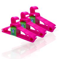 Perchas de Plástico Antideslizantes Fucsia MINOKUA 39x17 - Organización Eficiente - details 1