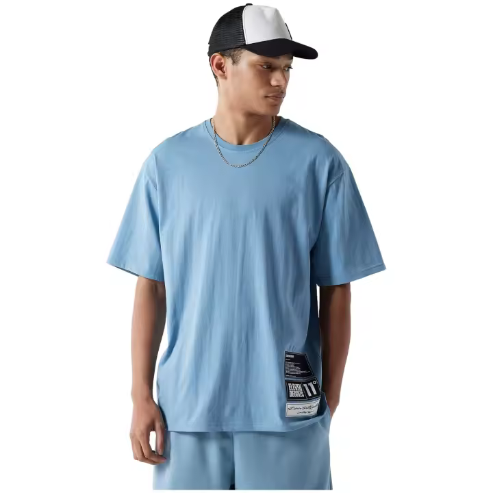 Camiseta de Manga Corta 11 Degrees Varsity Graphic - Shadow para hombre en color azul - 1