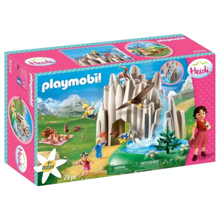 PLAYMOBIL Lago con Heidi (70254) figuras de Pedro y Clara - 1