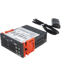 Controlador De Temperatura Y Humedad STC-3028 Para Nevera Ajuste De Calor Y Frío Terminales Electrónicas Domésticas Medidor Digital Preciso 0-110℃ 0-100%RH - details 7