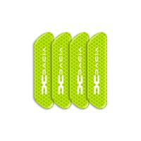 Pegatinas Reflectorizantes Para Puertas De Seguridad 4pcs Para Dacia Duster Logan MCV Sandero Stepway Dokker Lodgy Advertencia De Apertura - details 2