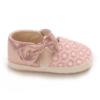 Zapatillas De Verano Para Bebés Niñas 0-18M Con Lazo Casual Sandalias Suave Cómodas Para Primeros Pasos Material Transpirable Tela Y Algodón - details 43