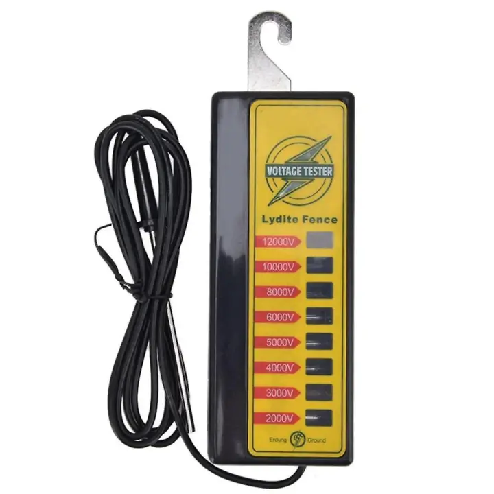 Electric Fence Voltage Tester, 12kv Fence Tester Fault Finder Farming - 1
