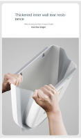 Bandeja De Papel Plástico De Alta Calidad Para El Hogar Colgante Multifuncional Resistente Al Agua Plegable Para Cocina Y Baño Tamaño 6L Colores: Morado Azul Gris - details 7