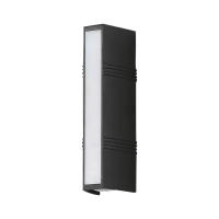Lámpara de pared para exteriores Nueva 2025, impermeable, para patio, Puerta, balcón, lámpara de pared exterior, iluminación Aplique de Doble Techo median-Aplique de Tres Vías IP54 grosor 7cm alto 22cm 6,5 cm - details 0