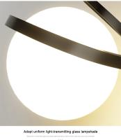 Lámpara Colgante Nórdica LED Para Dormitorio Y Sala De Estar Iluminación Interior Decorativa Para Mesa De Comedor Y Hogar - details 16