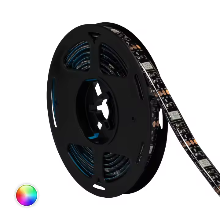 Ledkia Tira LED 5V RGB 30 LED/m 2m IP65 KIT con USB para Televisión  RGB - 1