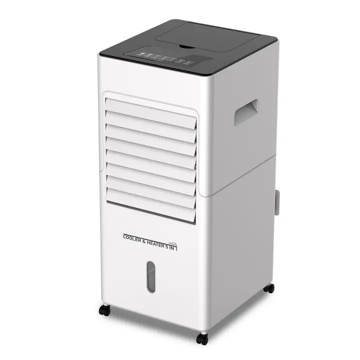 STARLYF Ventilador enfriador portátil,  2000W, Climatizador, humidificador y purificador, Calentador de aire eléctrico, Ideal para hogar, Hotel, Mando a Distancia, 6 Litros - 1