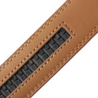 Cinturón De Cuero Genuino De 3.5cm Sin Hebilla Para Hombre Calidad Superior En Negro Y Marrón Adecuado Para Adultos - details 4