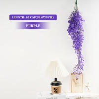Plantas Artificiales Verdes 83cm Flores Falsas Vínculo Hiedra Uso En Jardín Decoración De Pared Para Fiestas Y Hogar - details 4