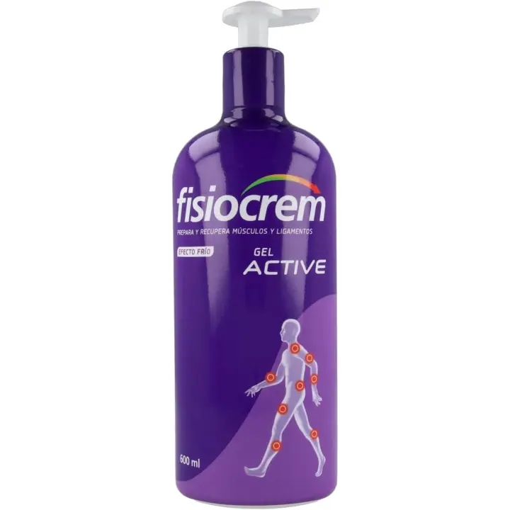 Fisiocrem Gel crema Active 600ml - Solución Natural de Masaje - 1