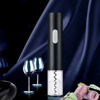 Sacacorchos Eléctrico Inalámbrico | Abrebotellas Eléctrico de Botellas de Vino y Cortador de Papel Aluminio | Funciona con 4 pilas AA | Corchos sintéticos y de madera | Color negro |  - details 0