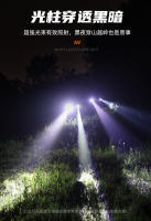 Linterna de luz láser blanca potente con pantalla de carga tipo C, luz lateral COB magnética fuerte, interruptor doble, linterna LED - details 3