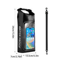 Bolsa Secadora De Mano 2L PVC Para Natación Y Actividades Al Aire Libre Impermeable Con Pantalla Táctil Para Kayak Trekking Rafting Surfing Y Navegación - details 1