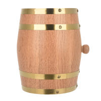Barrel De Madera De Oso Para Vino De 3L Vintage Dispensador De Licor Para Whiskey Bourbon Tequila Ecológico Y Stockado - details 4