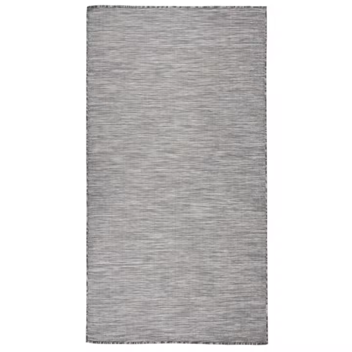 vidaXL Alfombra de exterior de tejido plano 80x150 cm Color Gris,  Taupé,  Marrón y mas Alfombras de área  Alfombra de Piso para Sala de Estar Dormitorio Habitación Salón - 1