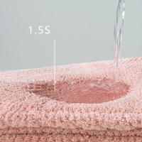 Toalla De Baño De Velours Coral Con Gorro Y Diseño De Ananas Absorbente Y Gruesa Toalla De Playa Para Spa Y Sauna - details 2