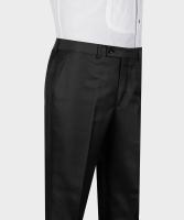 Traje Formal De Dos Piezas Para Hombre En Color Negro Con Chaqueta Y Pantalones Un Botón Elegante Para Bodas Y Comidas Formales - details 3