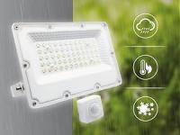 LED ATOMANT Foco Proyector LED 20W con Sensor de Movimiento, Color Blanco Frio 6500K, Impermeable IP65, 2636 Lumenes, Luces LED Exterior, Luz Jardín, Patio, Terraza, Seguridad, Caminos, Lámpara de pared - details 5