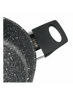 BLOOM STORE-Cazuela Baja Aluminio Forjado Sin tapa Piedra,Cacerola Baja de Aluminio, Antiadherente,Válida para inducción y todo tipo de fuegos 26/28cm - details 1