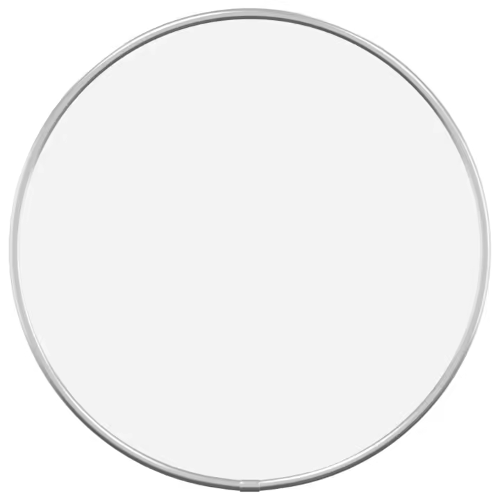 ¿Qué es el Espejo de pared Redondo Pletado? Espejo de maquillaje 30 cm - 1