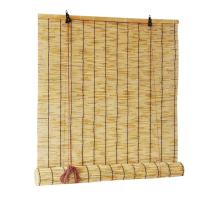 HOGUITA-Estor Enrollable Efecto Bambú, Persiana de Junco Natural para Interior y Exterior, Ideal para Jardín, Terraza o Balcón, Protección Solar y Decorativa, Variedad de medidas - details 0