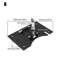 Juego De Accesorios Para Scooter Eléctrico: Base Metálica Y Sillín Con Apriete Para Tubo Inferior Piezas Por Venta Individual - details 4