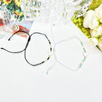 Pulsera Braided De 12 Piezas Moda Nueva Con Forma De Corazón Y Estrella Ajustable Multicolor Unisex Pulsera Simple De Concha - details 3