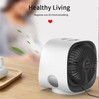 Aire acondicionado, enfriador de aire, nuevo aire acondicionado de escritorio mejorado, enfriador de aire portátil con ventilador de agua helada, mini aire acondicionado personal - details 4