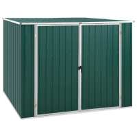 vidaXL Cobertizo de Jardín Acero Galvanizado 195x198x159 cm Casata Color Antracita,  Gris,  Marrón y mas - details 3